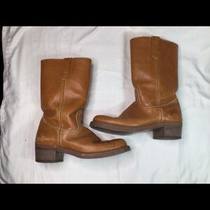 Landis Vintage Leather Campus Western Boots 9D